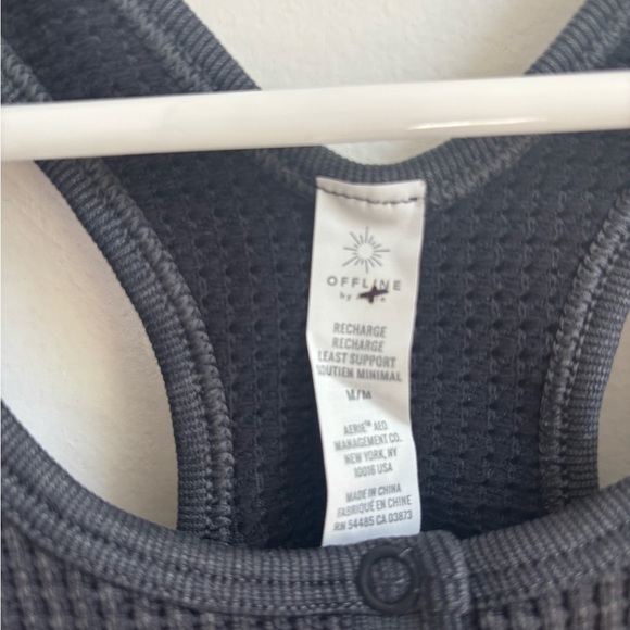 Aerie OFFLINE Main Squeeze Seamless Waffle Bra Top - Picture 4 of 6